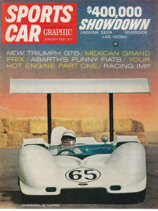 SPORTS CAR GRAPHIC 1967 JAN - FERRARI 330GT, TRIUMPH GT6, ABARTHS